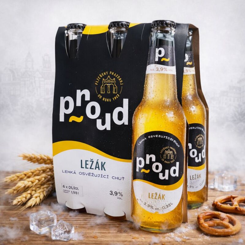  Proud Pivo ležák ochucený 6 x 0,33l